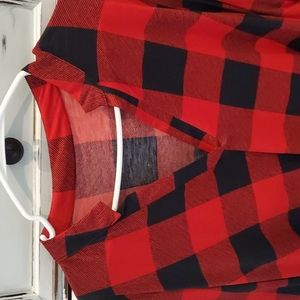 Red and black Buffalo pring